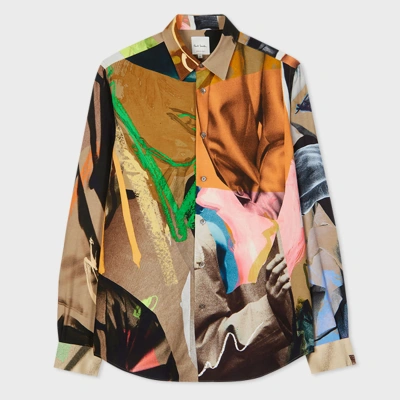 Paul Smith Mens S/c Regular Fit Shirt In Multicolour