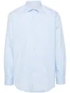Paul Smith Tailored Fit Shirt With Refined Collar In Blue