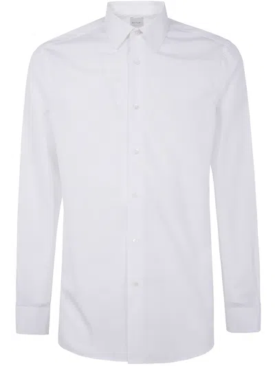 Paul Smith Mens S/c Tailored Fit Shirt In White