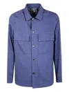 Paul Smith Mens Shirt Jacket In Blue