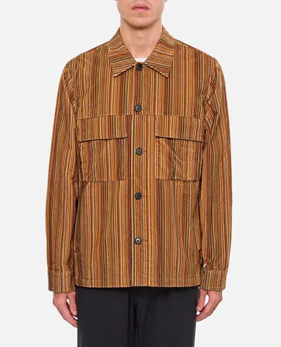 Paul Smith Mens Shirt Jacket In Brown