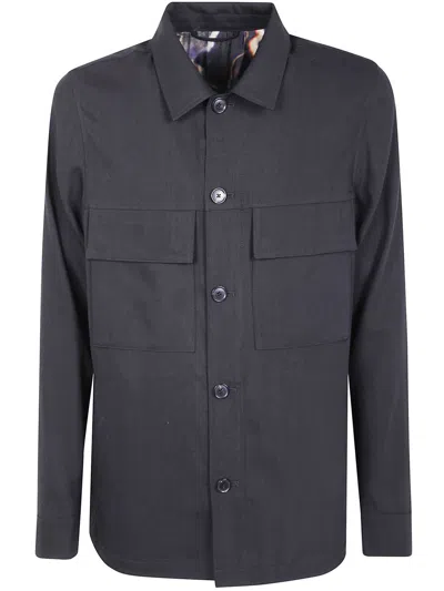 Paul Smith Mens Shirt Jacket Clothing In Black