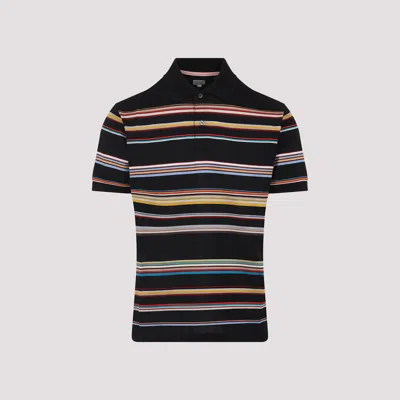 PAUL SMITH MENS SIGNATURE STRIPE POLO SHIRT