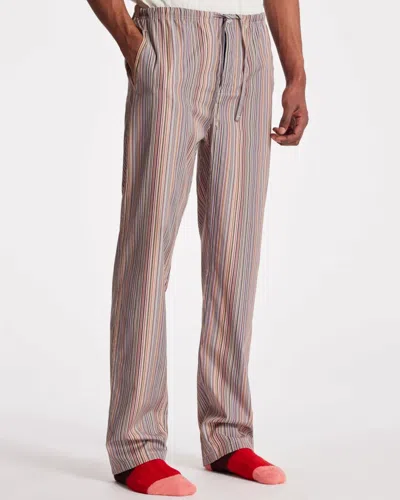 Paul Smith Mens Signature Stripe Pyjama Bottoms In 92 Multi Coloured