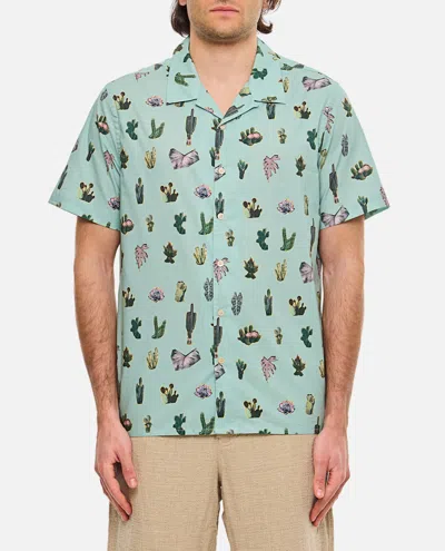 Paul Smith Mens Ss Regular Fit Shirt In Green