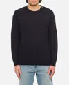Paul Smith Multicolored Ribbed Trim Crew Neck Sweater In Blue