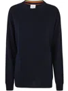 Paul Smith Navy Cashmere Crew Neck Sweater Blue In Blue