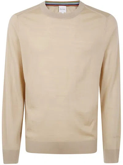Paul Smith Mens Sweater Crew Neck Clothing In Brown
