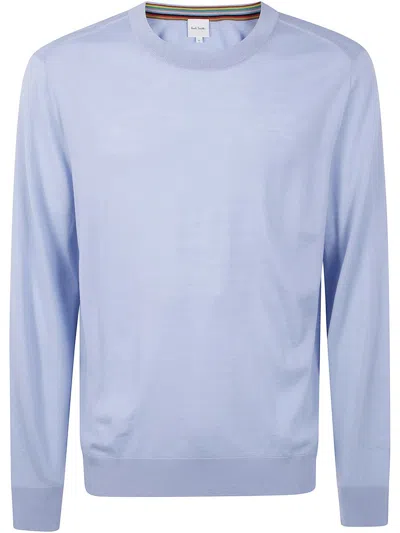 Paul Smith Mens Sweater Crew Neck Clothing In Blue