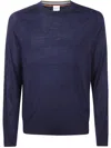 Paul Smith Mens Sweater Crew Neck Clothing In Blue