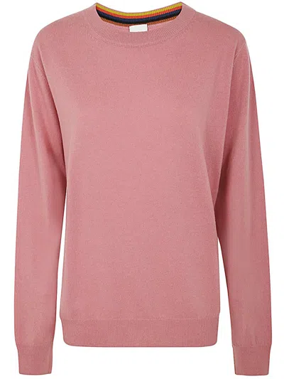 Paul Smith Mens Sweater Crew Neck Clothing In Beige