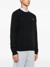 Paul Smith Mens Sweater Crew Neck Zeb Bad In Blue