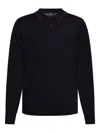 Paul Smith High Neck Polo With Zip
