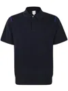 Paul Smith Men's Mens Sweater Short Sleeves Polo In Blue