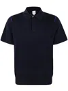 Paul Smith Men's Mens Sweater Short Sleeves Polo In Dark Navy