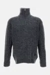 Paul Smith Mens Sweater Zip Neck In Gray