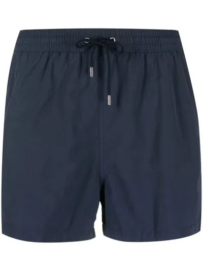 Paul Smith Mens Swim Short Pln+strp In Blue