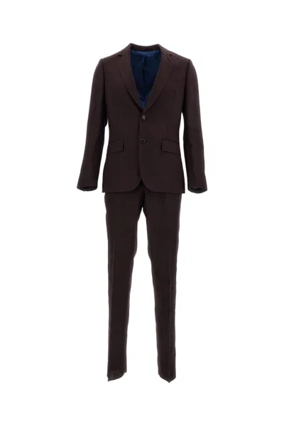 Paul Smith Mens Tailored Fit 2 Button Suit In Purple