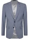 Paul Smith Men's Mens Tailored Fit 2 Buttons Jacket In A Cobalt