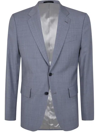 Paul Smith Mens Tailored Fit 2 Buttons Jacket Clothing In Blue