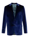 Paul Smith Men's Mens Tailored Fit Two Buttons Jacket In Blue