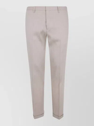 Paul Smith Mens Tailored Trousers Belt Loops Pockets In Neutral