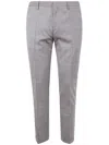 Paul Smith Checked-pattern Tailored Trousers In Gray
