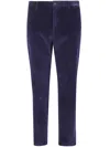 Paul Smith Belt Loop Casual Pants In Blue