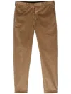 Paul Smith Mid-rise Tapered Trousers In Brown