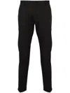 Paul Smith Mid-rise Slim-cut Chino Trousers In Dark Navy
