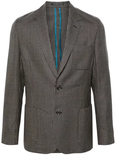 Paul Smith Mens Two Button Jacket Clothing In Brown