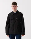 Paul Smith Mens Unlined Zip Overshirt In Black