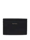 Paul Smith Signature Stripe Cardholder In Black
