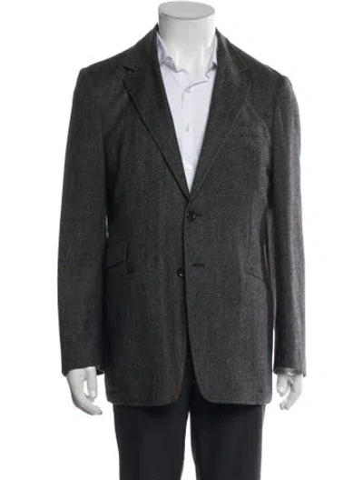 Pre-owned Paul Smith Merino Wool Blazer In Gray