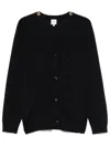 Paul Smith Merino Wool Cardigan In Blue