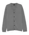 Paul Smith Classic Gray Cardigan With V-neck In Gray