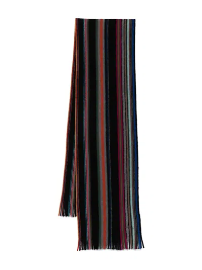 Paul Smith Merino Wool Multicolour Scarf
