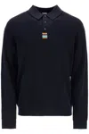 Paul Smith Polo Sweater In Blue