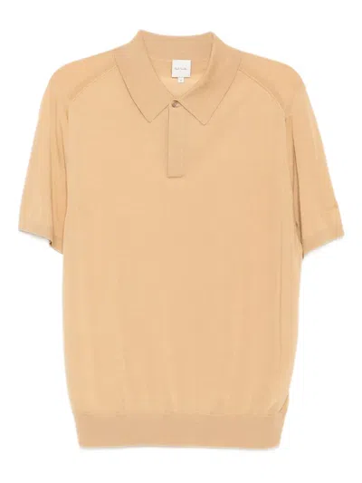 Paul Smith Merino-wool Short-sleeves Polo Shirt In Blue