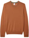 Paul Smith Merino Wool Sweater In Braun