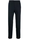 Paul Smith Mid-rise Straight-leg Trousers In Blau