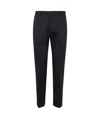Paul Smith Mid-waist Tapered Casual Pants In Black