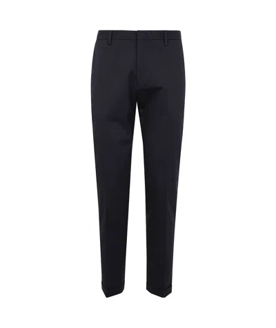 Paul Smith Mid-waist Tapered Casual Pants In Black