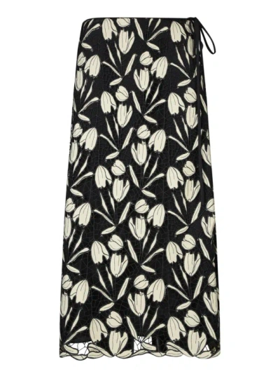 Paul Smith Midi Skirt In Black