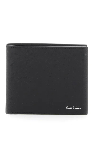 Paul Smith Mini Blur Wallet In Black