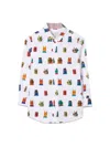 Paul Smith Mini Button-up Shirt In White