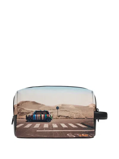 Paul Smith Mini Desert Wash Bag In Multi