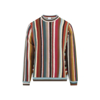 Paul Smith Mini Multicolor Merino Wool Pullover Sweater