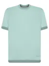 Paul Smith Crew Neck T-shirt With Short Sleeves In Green