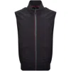 Paul Smith Mix Media Gilet Navy In Black